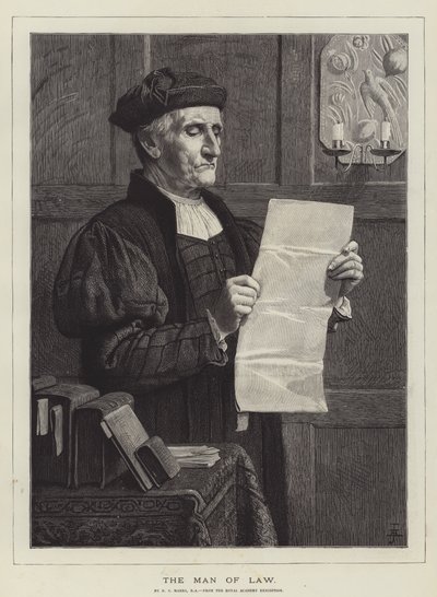 The Man of Law, from the Royal Academy Exhibition by Henry Stacey Marks